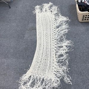 Cream knit Shawl (2741)